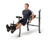 Pro  Standard Bench with 100 Lb. Weight Set MD-2082W