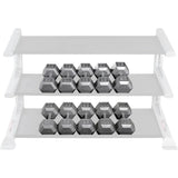 Body-Solid Cast Iron Hexagon Dumbbell, Hand Weights for Men and Women, Weight Dumbbells for Strength Training,