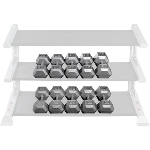Body-Solid Cast Iron Hexagon Dumbbell, Hand Weights for Men and Women, Weight Dumbbells for Strength Training,
