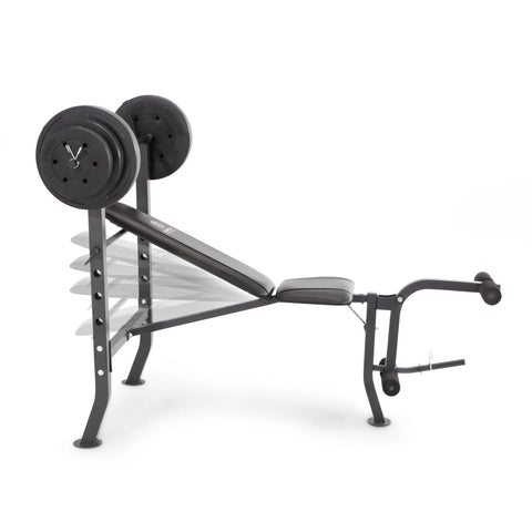 Pro  Standard Bench with 100 Lb. Weight Set MD-2082W