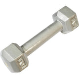 Body-Solid Cast Iron Hexagon Dumbbell, Hand Weights for Men and Women, Weight Dumbbells for Strength Training,